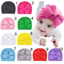 Gorros elásticos con lazo de burbuja para bebé, gorro bohemio para niño y niña, bufanda, turbante, accesorios para la cabeza, MZ030 2024 - compra barato