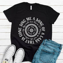 Sing Me A Song Shirt Skye Boat Outlander Book Series T-Shirt Women's T Shirt Jamie Fraser Shirts Fraser Ridge Clan Tv Series Tee 2024 - buy cheap