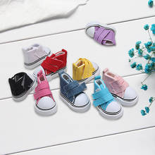 1 Pair 5cm Doll Canvas Shoes Seakers Doll Toy Footwear Sports Tennis Shoes Children Gift Toys 2024 - купить недорого