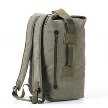 2021 New Large Capacity Rucksack Man Travel Bag Mountaineering Backpack Male Luggage Canvas Bucket Shoulder Bags Men Backpacks 2024 - купить недорого