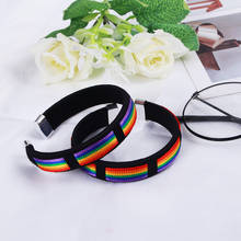 Pulseira do orgulho gay unissex, joias para homens e mulheres, bisbicbicos lésbicos, artesanal, feita à mão 2024 - compre barato