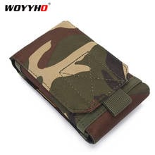 Outdoor Camouflage Bag Tactical MOLLE Army Camo Camouflage Phone Holder Sport Waist Belt Case Waterproof Nylon Hunting Camo Bags 2024 - buy cheap