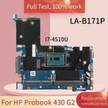 Материнская плата для ноутбука HP Probook 430 G2 I7-4510U DDR3, 100% рабочий 2024 - купить недорого