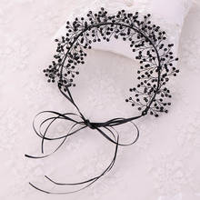 New Fashion Rhinestone Headbands for Women Bride Wedding Hair Accessories Crystal Tiaras and Crowns Hairbands Ribbon FORSEVEN 2024 - buy cheap