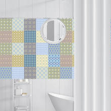 Арабский стиль DIY мозаичные плитки стикер s линия талии настенные наклейки для кухни клей ванная комната туалет водонепроницаемый ПВХ обои 2024 - купить недорого