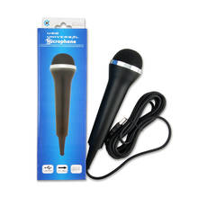 Универсальный USB проводной микрофон для PS3/PS4/PS2 для Xbox 360 один тонкий для wii микрофон для компьютера 2024 - купить недорого