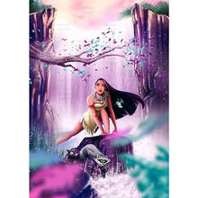 Cartoon Pocahontas Diamond Painting 5D Diy Full Drill Embroidery Mosaic Cross Stitch Craft and Art for Kids Room Home Decoration 2024 - buy cheap