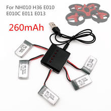 H36 Battery 3.7V 260mAh Lipo Battery For Eachine E010 E011 E012 E013 For Furibee F36 NH010 H36 RC Quadcopter drone Parts 2024 - buy cheap