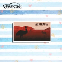 Jump Time-pegatinas de vinilo para ordenador portátil, calcomanía con diseño de Paisaje de Australia, Oz, 13cm x 6,7 cm, accesorios de decoración para coche 2024 - compra barato