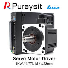 Delta Servo Motor 1KW B2 Series ASD-B2-1021-B + ECMA-E21310RS 4.77N.M 5.6A 3M Wire используется для автоматической промышленности 2024 - купить недорого