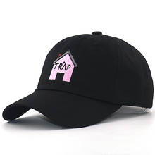fashion dad hats TRAP house cartoon embroidery baseball cap cotton adjustable black snapback hat hip hop caps unisex 2024 - buy cheap