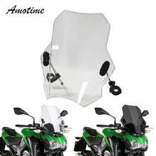 Para yamaha fz1 fz6 fz8 xj6 universal motocicleta pára brisas capas de tela lente fumaça motorbikes defletor 2024 - compre barato