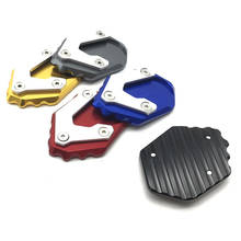 Suporte de pequeno pé lateral cnc, extensão, almofada de apoio, placa de suporte para bmw r1250gs adventure r1200 gs lc adv 2024 - compre barato