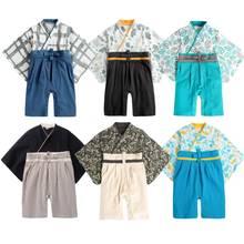 Kimono Newborn Baby Boys Girls Clothes Japanese Style Kids Rompers Pajamas Robes Bathrobe Uniform Clothes Infants costume Y533 2024 - buy cheap