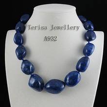 Terisa Pearl Jewelry Store-collar de piedra Natural azul barroca lapislázuli, joyería de piedras preciosas, regalo para mujer 2024 - compra barato