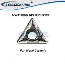 TCMT090204 NX2525 TCMT110204 NX2525 TCMT16T304 NX2525*10pcs Original Carbide Inserts,Turning Blades Metal Ceramic inserts 2024 - buy cheap