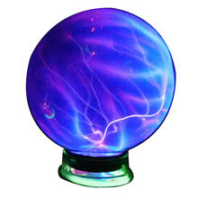 Desktop Plasma Ball Sphere Glass Kids Magic Night Electrostatic With Music Party Home Decoration Gifts Light Bulb Durable 2024 - buy cheap