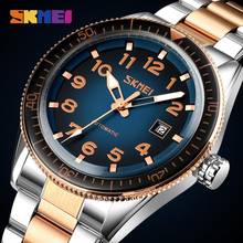 New Business Automatic Watch Men Mechanical Wristwatches Date Time Mens Luminous Waterproof Male Watch SKMEI Relogio Masculino 2024 - buy cheap