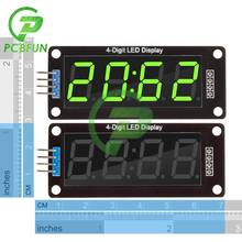 Diymore TM1637 Display LED Display Tube Module 4 Digit 7 Segments Green LED Display TM1637 Clock Double Dots Module For Arduino 2024 - купить недорого