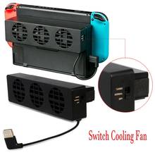 Dobe-suporte de controle para console nintendo switch, acessórios com base de resfriamento e controle de vídeo 2024 - compre barato