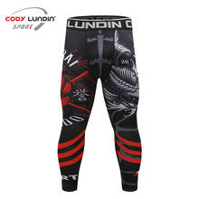 Cody Lundin - Men's Tight Sports Leggings Compression Long Pants for Running Jogging Fitness Gym Yoga Boxing Camouflage Anime 2024 - buy cheap