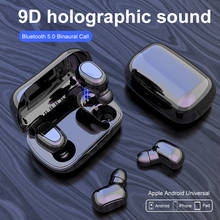 FLUXMOB L21 in-ear Беспроводной Bluetooth 5,0 мини-наушники с микрофоном зарядным устройством спортивная Гарнитура для смартфонов наушник 2024 - купить недорого