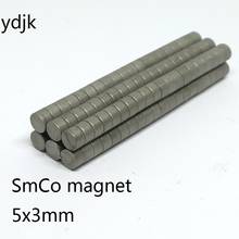 10 20 50 100PCS/LOT Round SmCo Magnet 5*3 High Temperature Resistant 350 Degree Super Strong Magnets 5x3 2024 - buy cheap