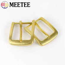 1pc 40mm Solid Brass Belt Buckle for Men Women Pin Buckles Head for Belt 37-38mm DIY Leather Craft Jeans Accessories 2024 - compre barato