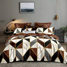 LOVINSUNSHINE Duvet Cover Set Double Bed Cover Set Geometry Comforter Queen Bedding SS08# 2024 - buy cheap