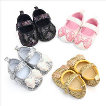 New Spring Autumn Baby Shoes Newborn Girls Crib Shoes Soft Sole Anti-slip Infants First Walkers Girls Princess Shoes 2024 - buy cheap
