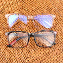 Óculos transparente para computador, armação para mulheres e homens, anti-luz azul, redondo, óculos de bloqueio, óculos de espetáculo óptico 2024 - compre barato