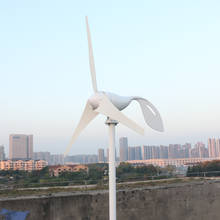 Nicelooking-turbina aerogeneradora Horizontal FLTXNY, 800W, 12V, 24V, 48V, 650mm de longitud 2024 - compra barato
