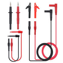 Electronic Test Leads Kit Multimeter Accessory Set Universal Clips Extension Wire Cable Test Probe Mini Hooks Alligator Clips 2024 - buy cheap