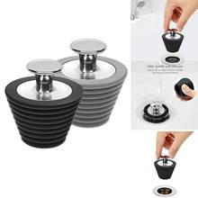 1PC Stainless Steel Durable Bathtub Stopper For Bathtub Bathroom Sink Drains Bath Plug Stopper Hardware Accessories