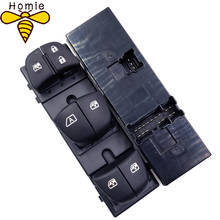 Homie High Quality Main Power Window Switch For Nissan Qashqai J11/Altima/Sylphy/Tiida/X-Trail Auto Window Control Switch 2024 - buy cheap