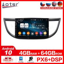 Radio con GPS para coche, reproductor Multimedia con Android 10, sin DVD, unidad central, dsp, para Honda CRV CR-V, 2012-2016 2024 - compra barato