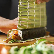 Ролл для суши, бамбуковый DIY Коврик для суши, рисовый онигири, роллер, ручная работа, инструменты для суши, кухонные японские аксессуары для еды Beto 2024 - купить недорого