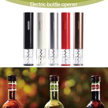 Saca-rolhas elétrico para garrafa de vinho, abridor automático de garrafas de champanhe, kit com cortador de folhas, rolha de vácuo, ferramentas de cozinha 2024 - compre barato