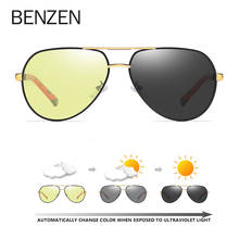 BENZEN Polarized Photochromic Sunglasses Men Aluminum Magnesium Driving Day Night Vision Sun Glasses Women Chameleon lentes 9507 2024 - buy cheap