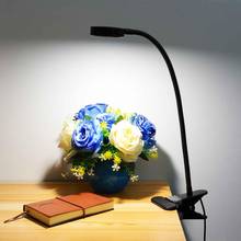 Led Metal Clip Study Lamps Usb Charging Eye Protection Table Lamp 5W Flexible Foldable Modern Cosmetic Mirror Lamps Night Light 2024 - buy cheap