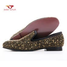 Wedding And Party Men'S Shoes Super Star With Rhinestones Upper Material Carrefour Flats Slippers Smoking Free Shipping 2024 - buy cheap