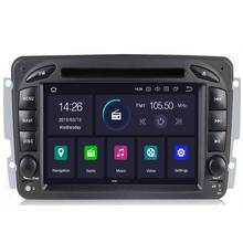 Radio con GPS para coche, reproductor con Android 10,0, 2 Din, 7 pulgadas, DVD, ocho núcleos, estéreo, dsp, para Mercedes Benz CLK W203 W208 W209 W210 W463 Vito Viano 2024 - compra barato