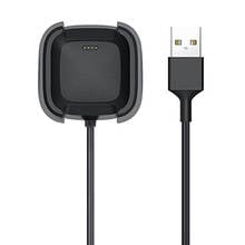 Cable de datos con Base de carga para reloj inteligente, cargador compatible con Fitbit Versa 2024 - compra barato