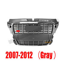 For Audi A3 S3 2008 2009 2010 2011 2012 ABS S3 style Gray Grille Front Grill 2024 - buy cheap