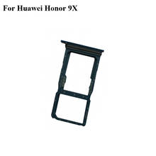 For Huawei Honor 9X 9 X New Original Sim Card Holder Tray Card Slot Honor9X Sim Card Holder For Huawei Honor 9X 9 X 2024 - buy cheap