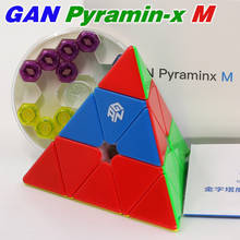 GAN Magic Cube GAN Pyramid 3x3x3 Magnetic Enhanced Core Positioning Magnet Stickerless Triangle 4 Faces porfessional speed cubes 2024 - buy cheap