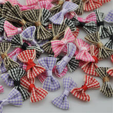 100pcs Small Ribbon Bows Flower Craft Appliques Lots UPick B236 2024 - buy cheap