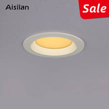 Aisilan LED Downlight White/Gold Round Recessed Lamp Indoor Spot lighting for Bedroom Kitchen 2024 - buy cheap