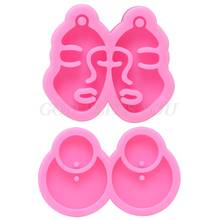 DIY Crafts Jewelry Pendant Making Tool Keychain Casting Silicone Mould Shiny Mirror Earrings Epoxy Resin Mold Drop Shipping 2024 - buy cheap