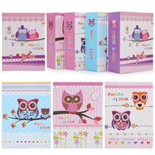 6 inch Cartoon Owl Photo Album 100 Sheets Family Pictures Storage Case Gift 2024 - buy cheap